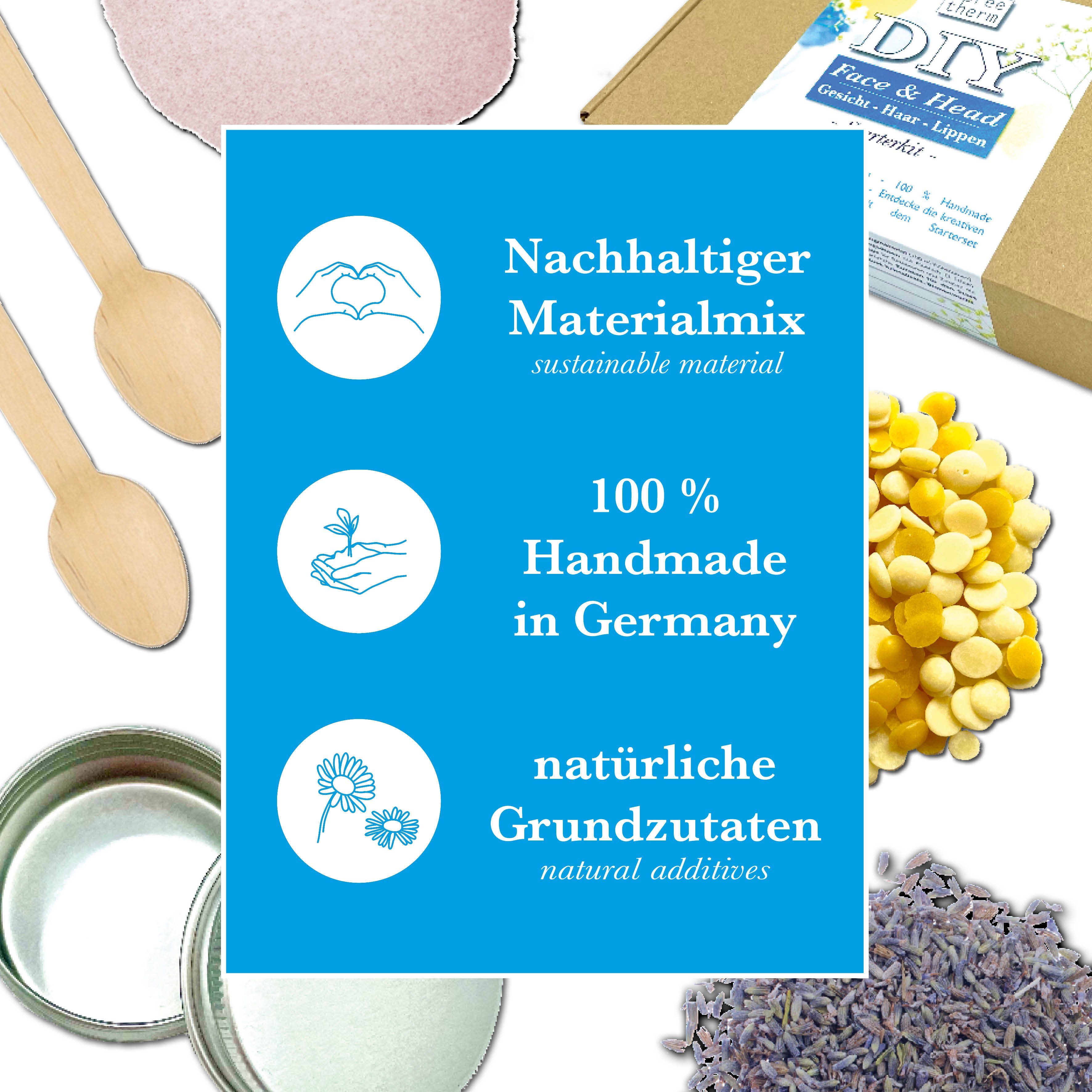 spreetherm Lippenpflege-Set DIY Lippenbalsam & Gesichtspflege von spreetherm, BEAUTY Geschenk, - Das besondere Geschenk