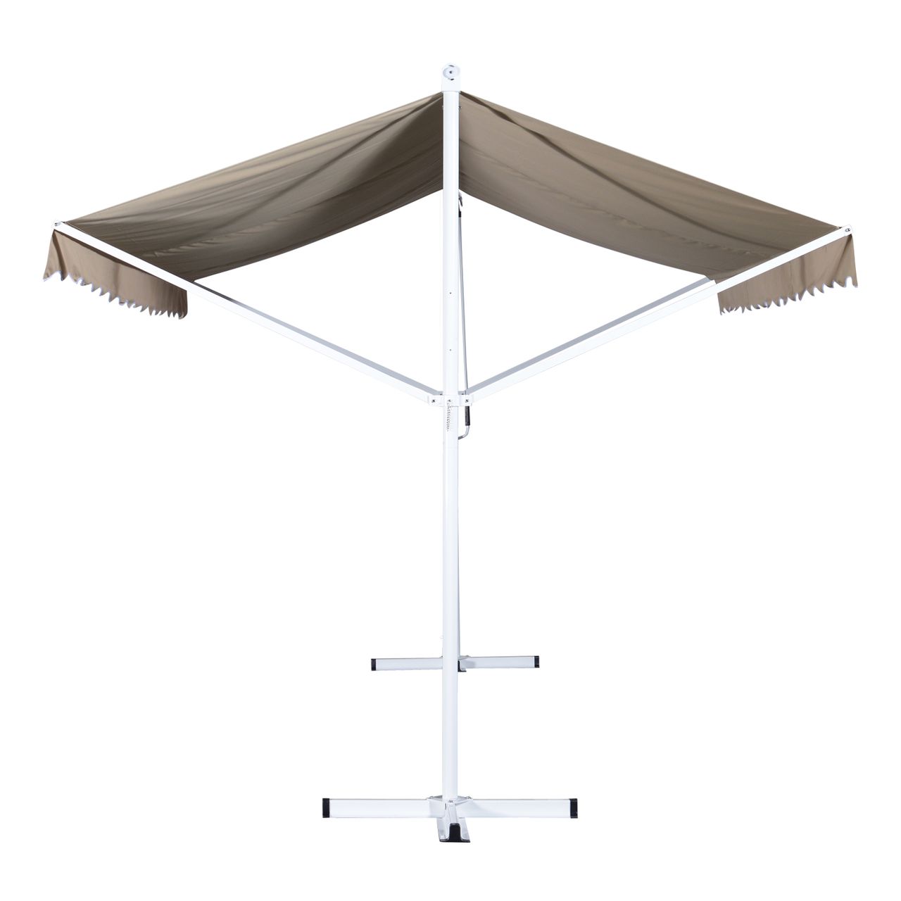 Outsunny Standmarkise, Creme 2,95x2,94m