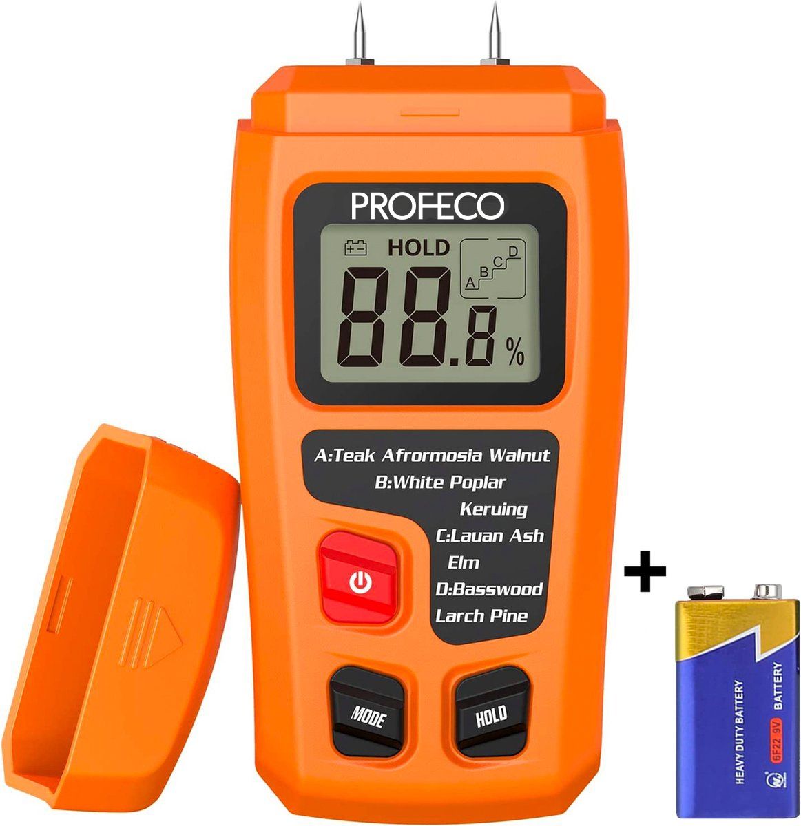 Profeco Holz Feuchtigkeitsmessgerät