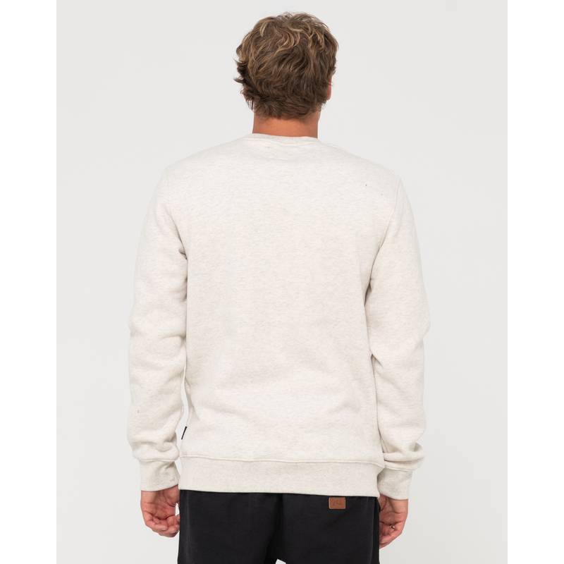 RUSTY ONE HIT WONDER CREW FLEECE Rundhalspullover Herren
