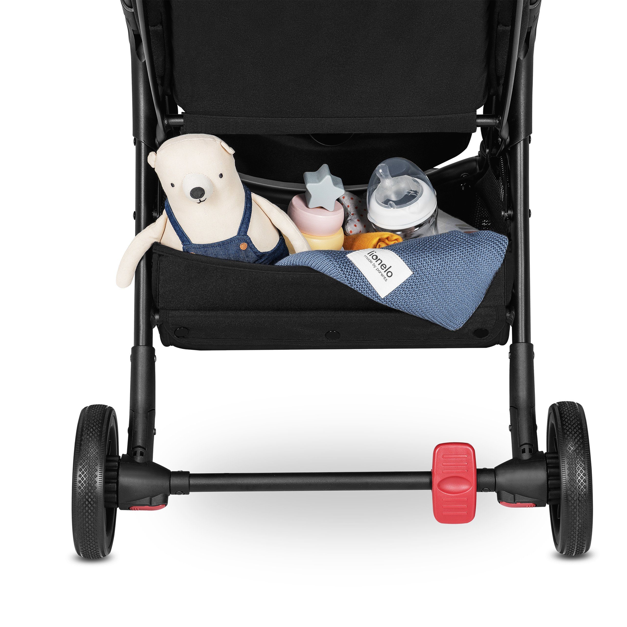 lionelo Kinder-Buggy Julie-ONE, Fußdecke,Getränkehalter,bis 22KG [Airline-Gepäck]