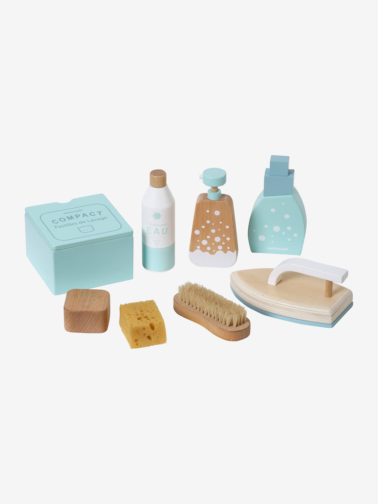 Kit produits ménagers en bois FSC® blanc