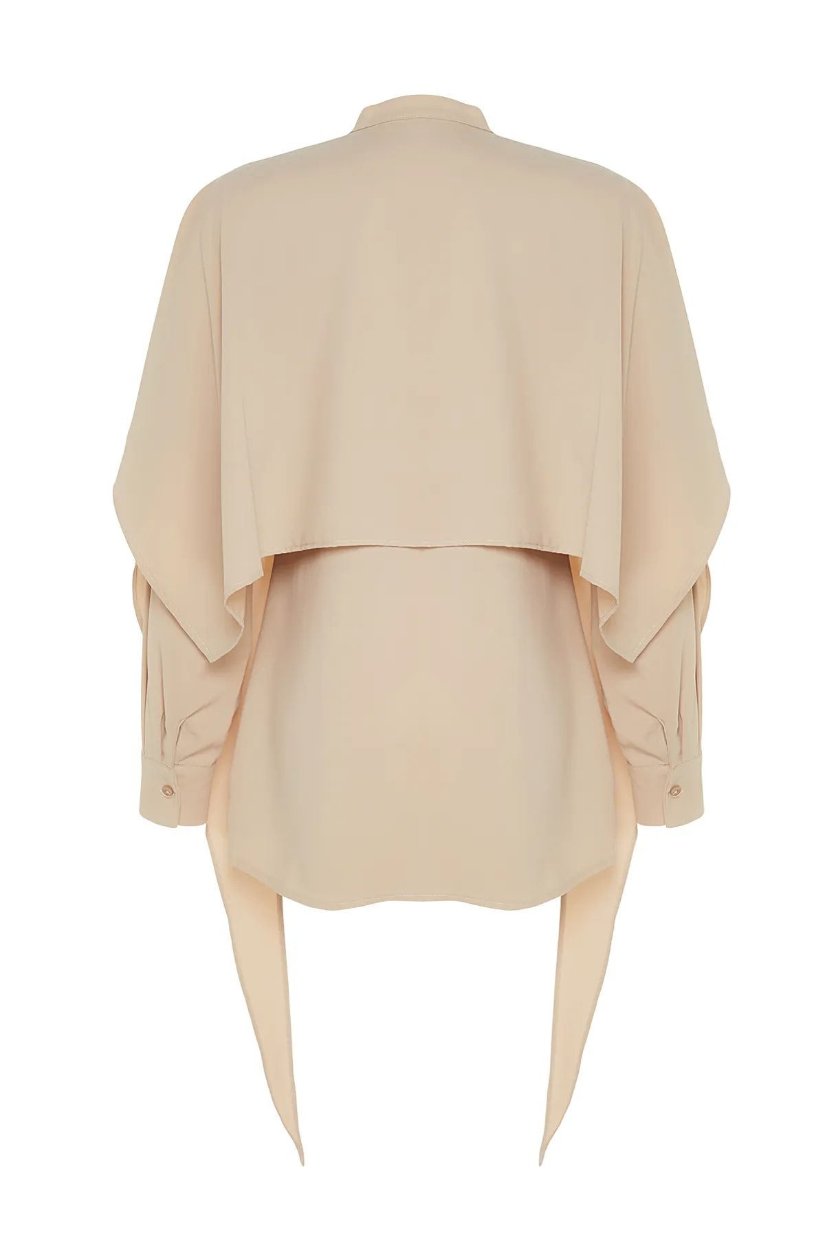Trendyol Modest  Stone Judge Kragen Krawattenschal Detailliertes gewebtes Hemd TCTSS24TG00001