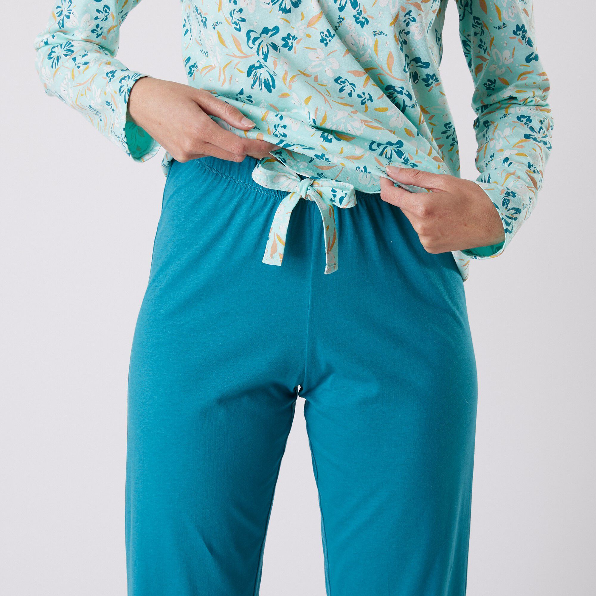 Pantalon pyjama coton imprimé 