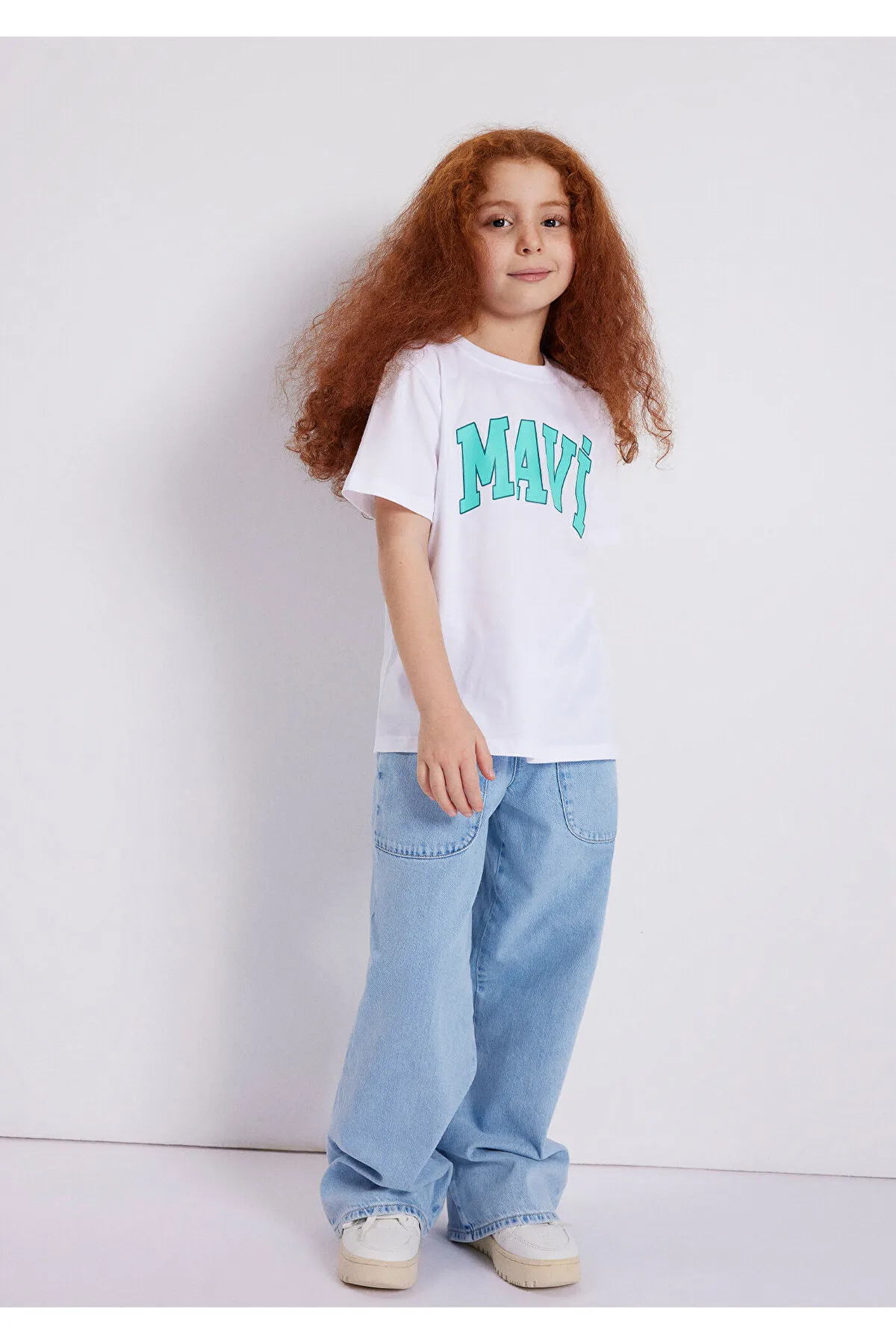 Mavi  Weißes T-Shirt mit Logo-Aufdruck Normale Passform / Normale Passform7610109-620
