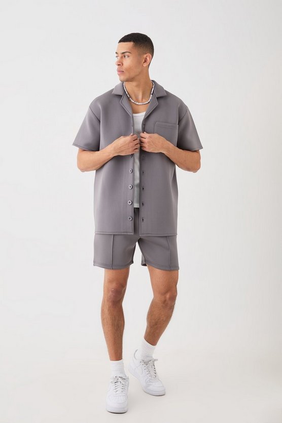 Oversize Scuba Hemd und Shorts