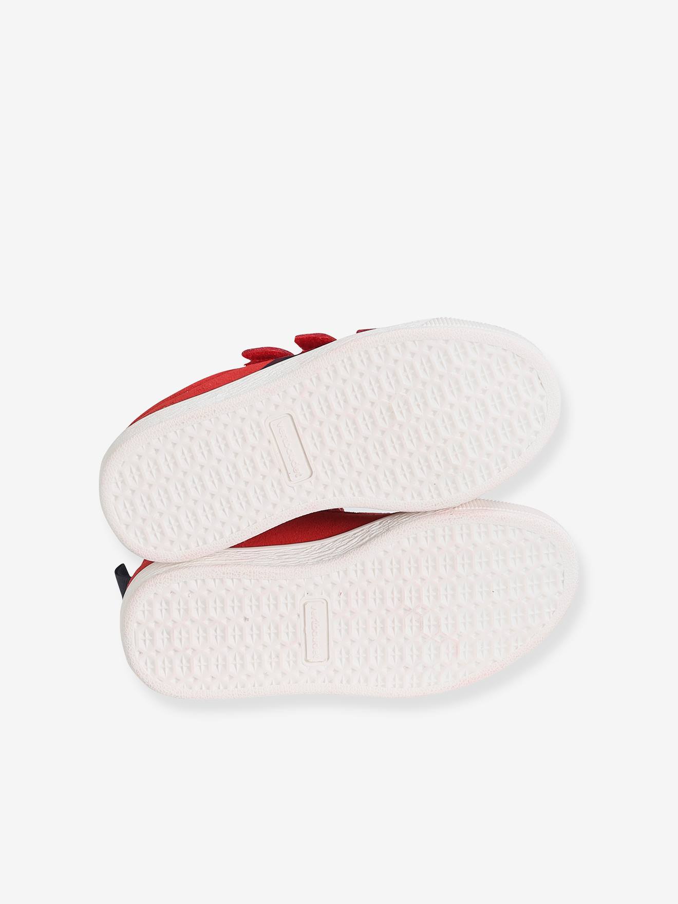 Vertbaudet Jungen Klett-Sneakers - bordeaux