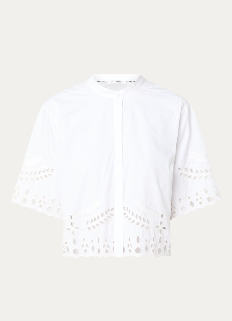 Blusa Co'Couture Prima impreziosita da ricami e motivi traforati.