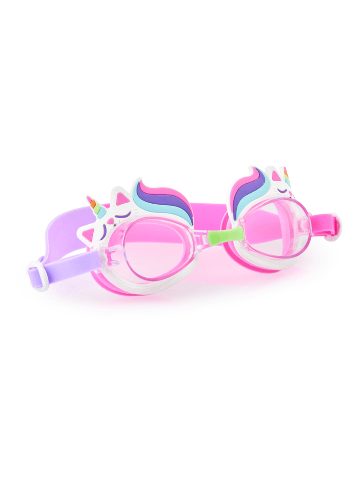 Aqua2ude Kinder Schwimmbrille für Kinder Einhornkatze  100% Silikon Ab 3 Jahren günstig kaufen onesize