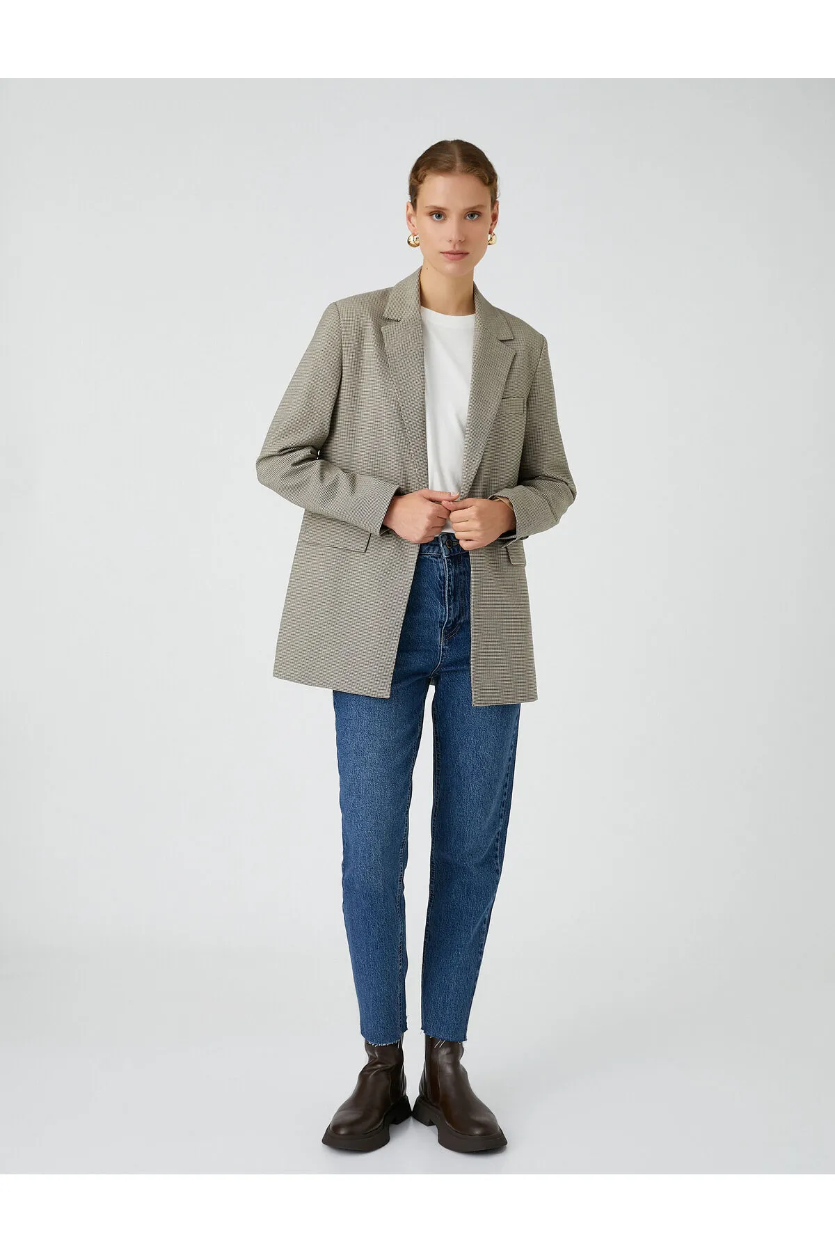 Koton  Jeans mit hoher Taille und schmaler Passform – Mom Slim Jeans