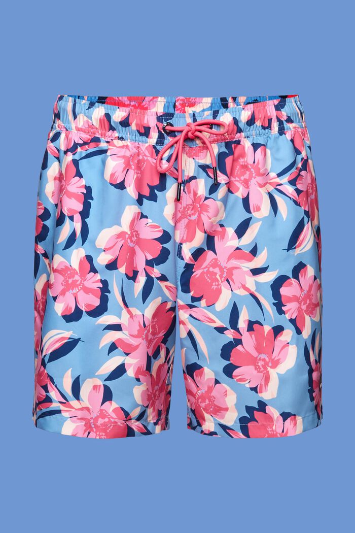 Badeshorts mit Allover-Muster