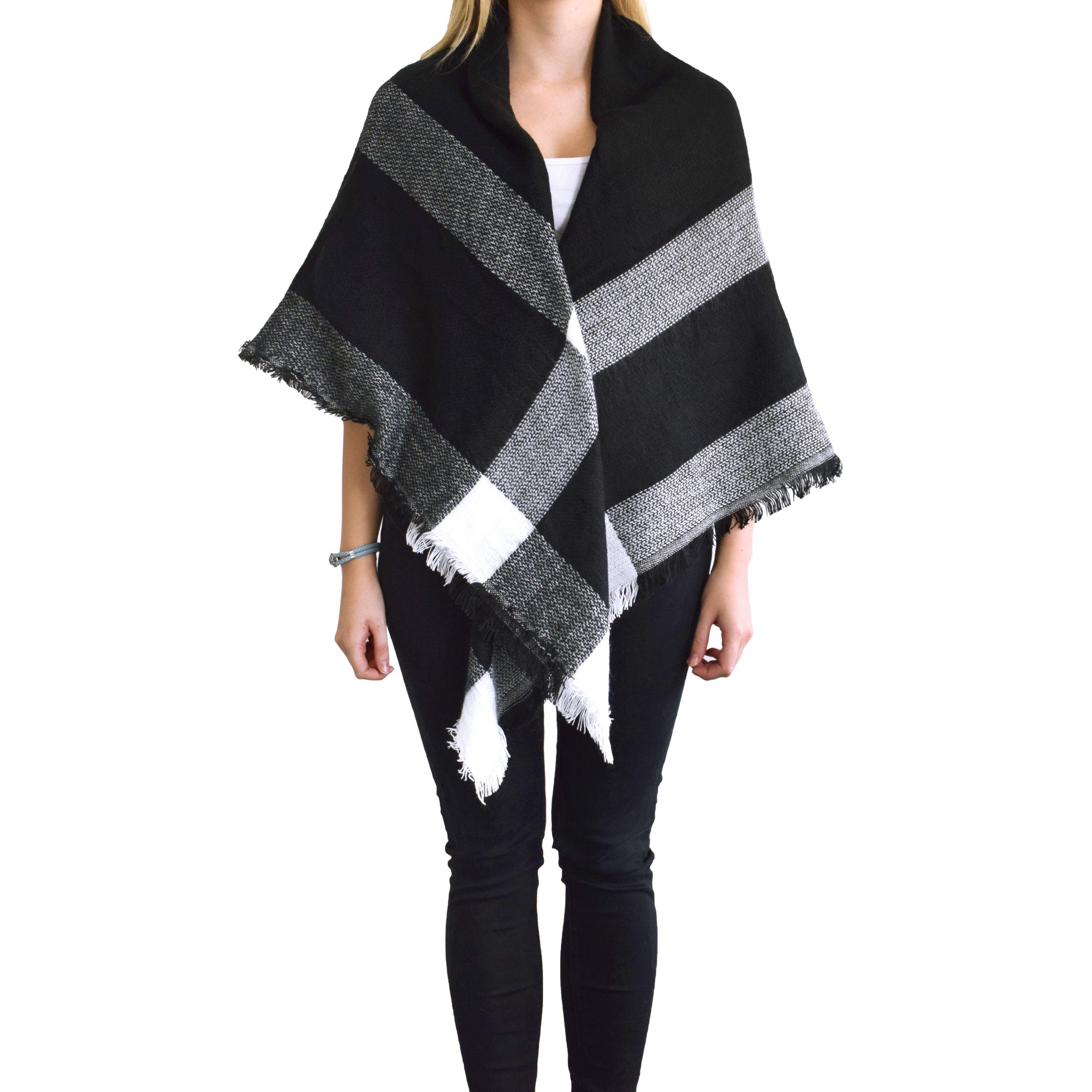 cosey XXL-Schal Bunter XXL-Schal, quadratisch