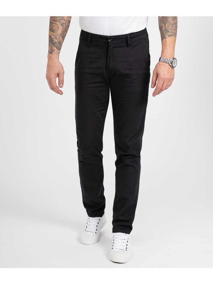 Rock Creek Chino in Schwarz günstig kaufen