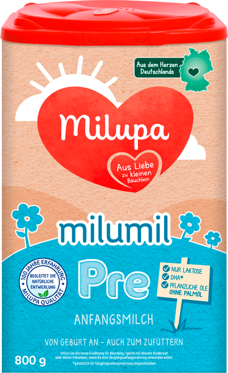 Anfangsmilch Pre Milumil von Geburt an, 0,8 kg