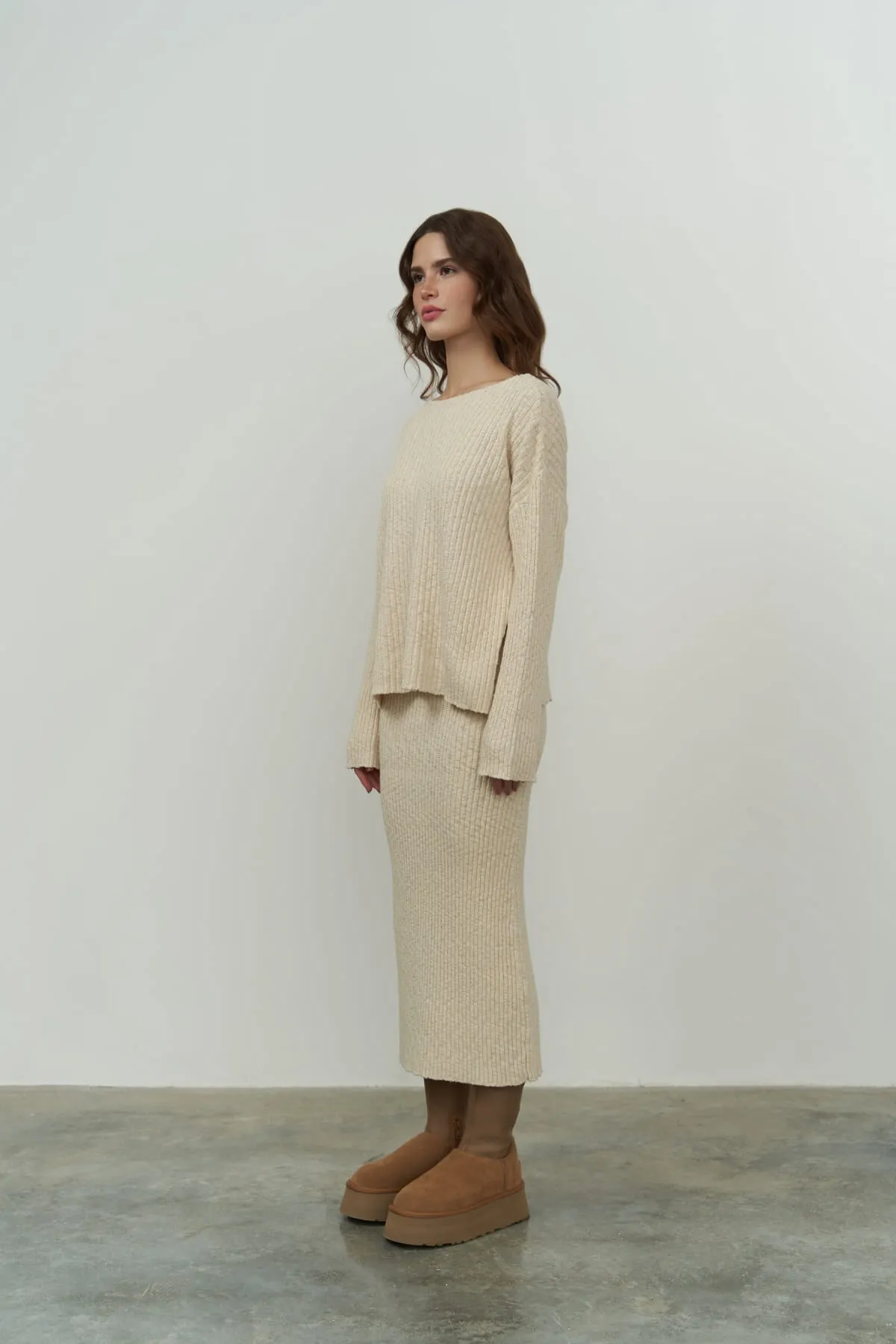 BOHEMAİ  Zweiteiler - Beige - Regular Fit