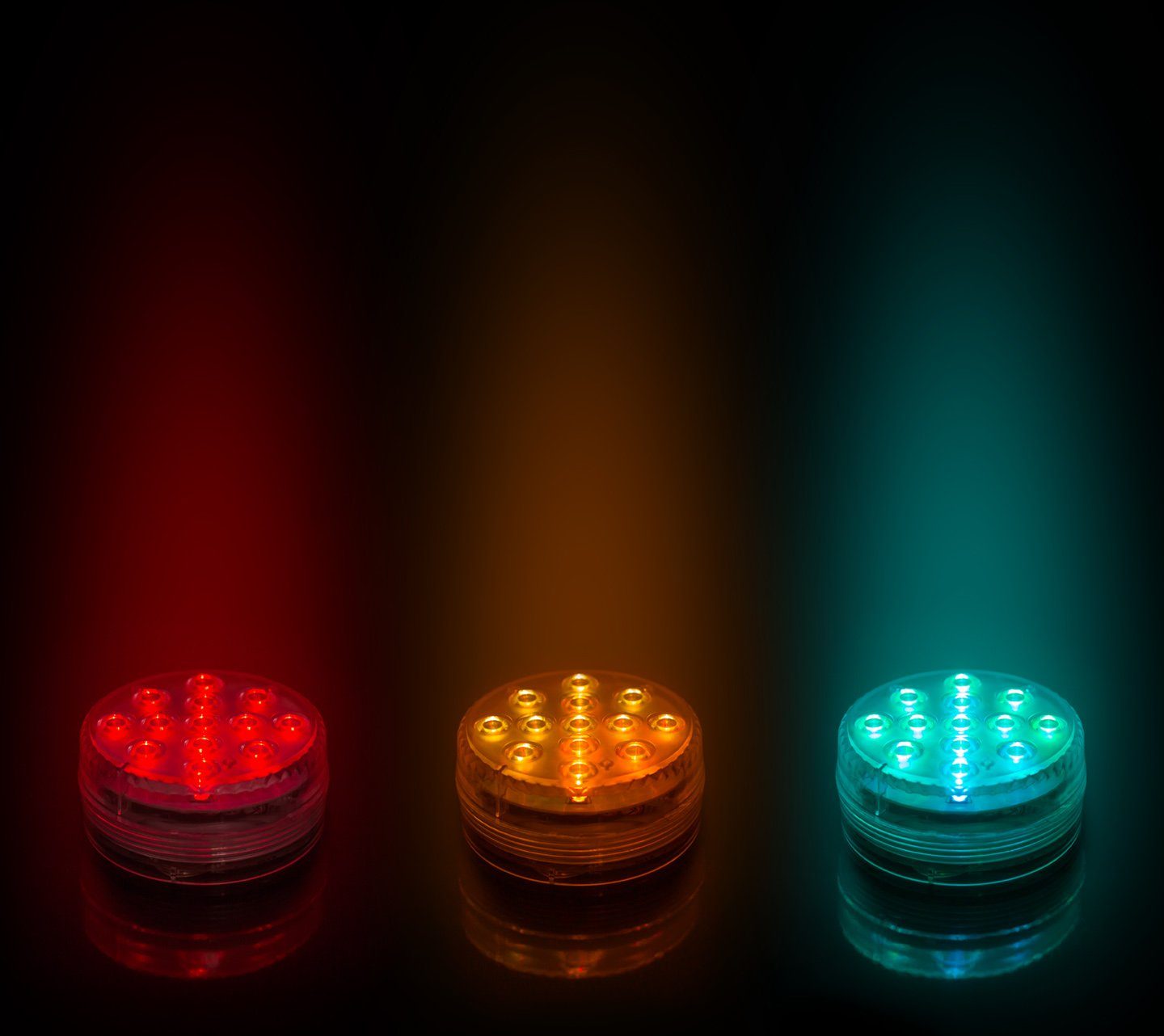 PRECORN Pool-Lampe Pool Beleuchtung 13 LED`s Unterwasser Licht Teich Aquarium Badewanne