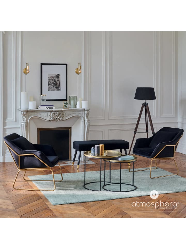 Atmosphera Créateur d'intérieur Kaffeetische-Set in gold günstig kaufen onesize