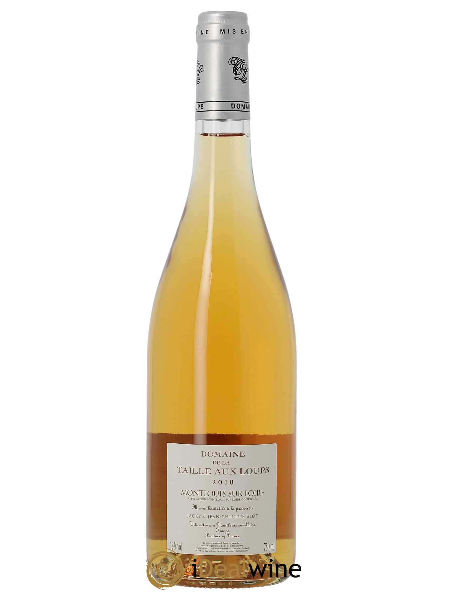 Montlouis-sur-Loire Cuvée des Loups La Taille aux Loups - Jacky Blot  2018 - Lot de 1 Bouteille