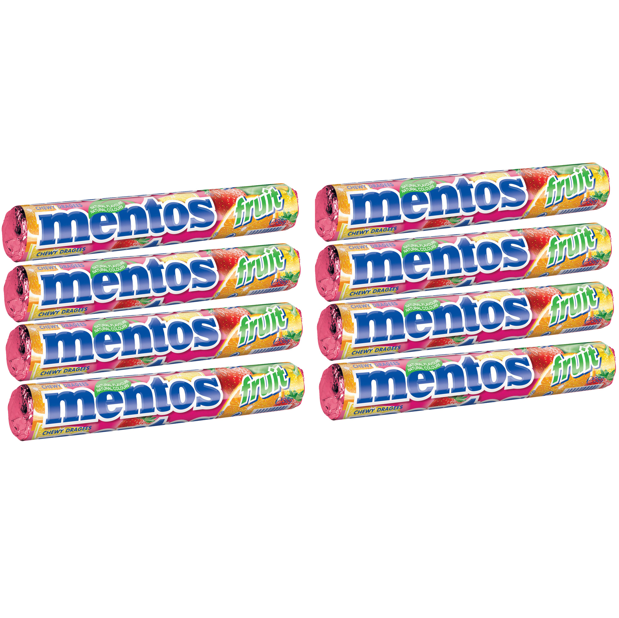 mentos Jumbo-Rolle Fruit 8x37g