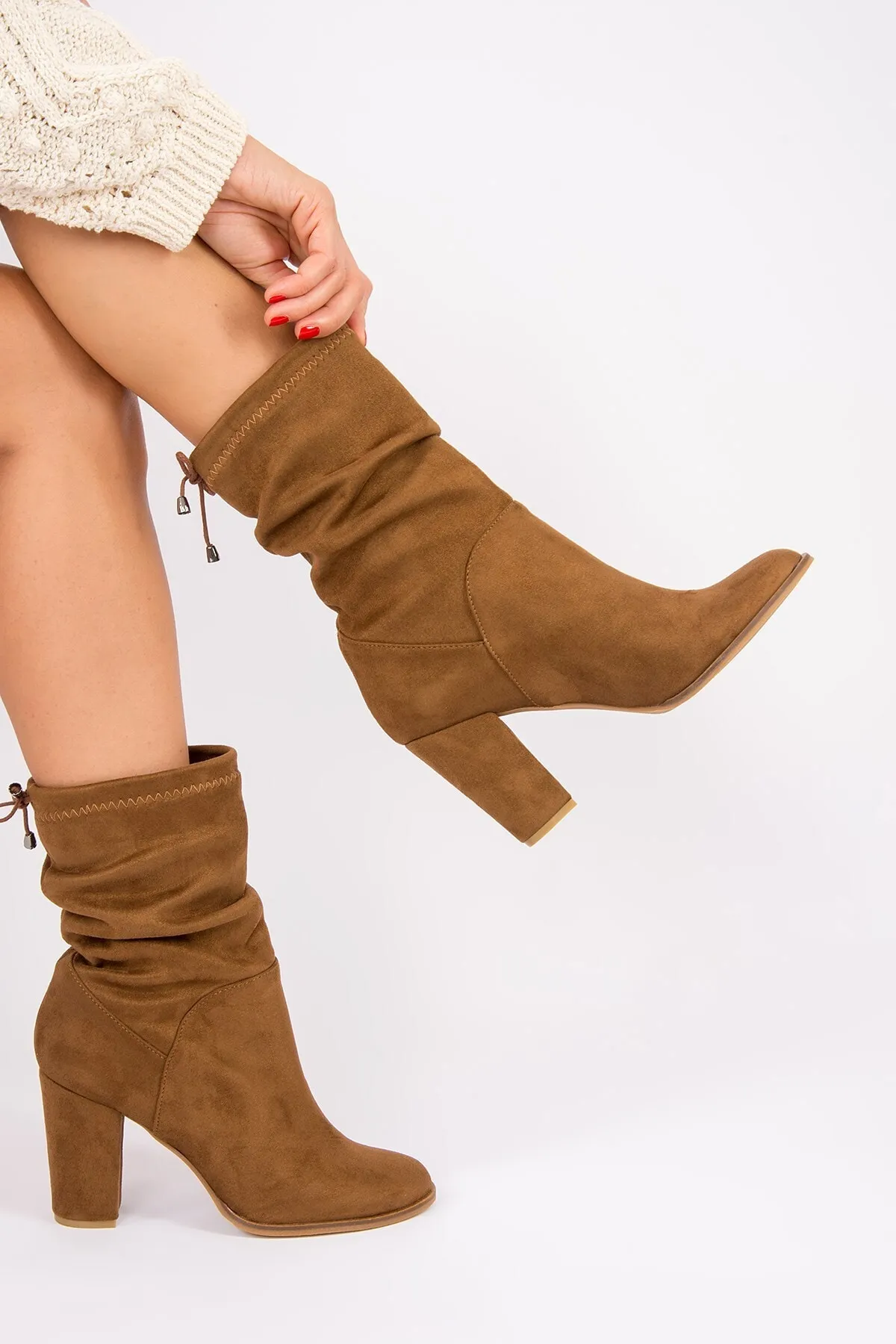 Fox Shoes  Hellbraune Damenstiefel G572442002