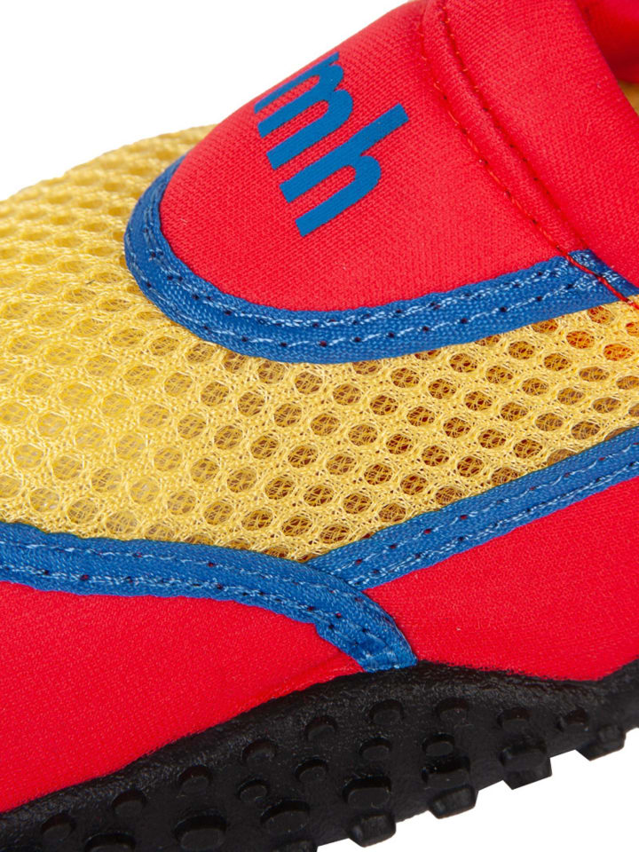 mh michael heinen Kinder Strandschuhe, Badeschuh in rot-gelb-blau günstig kaufen
