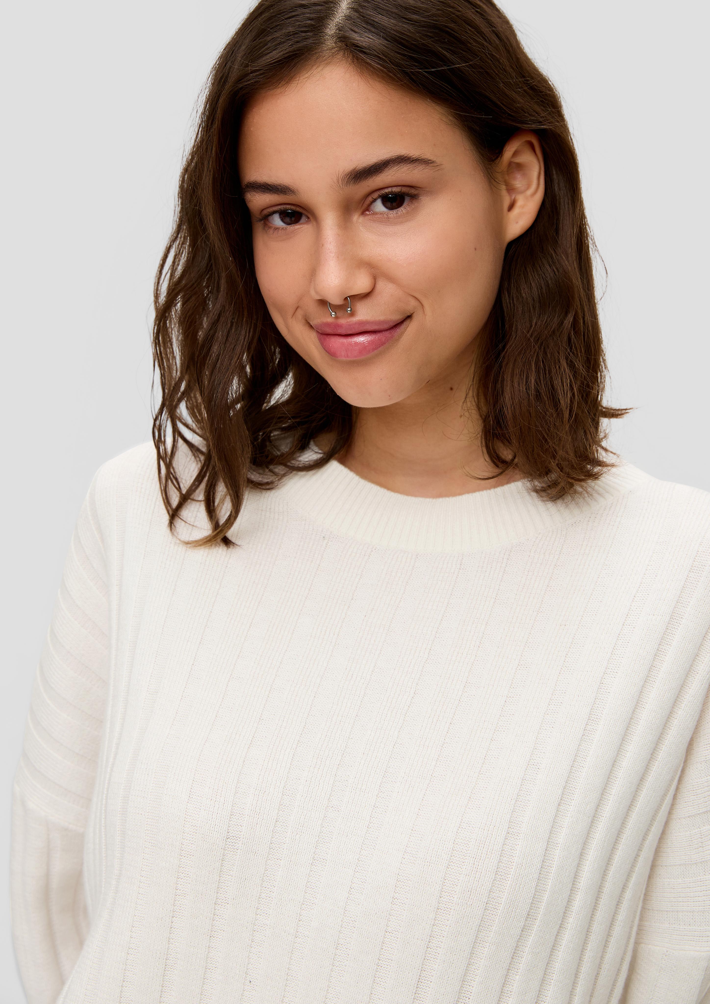 Weicher Strickpullover aus Baumwollmix  2140610-0200
