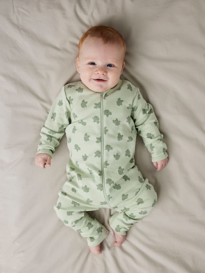 name it 2er Pack Schlafstrampler NBMNIGHTSUIT ZIP ELEPHANT in sea foam günstig kaufen