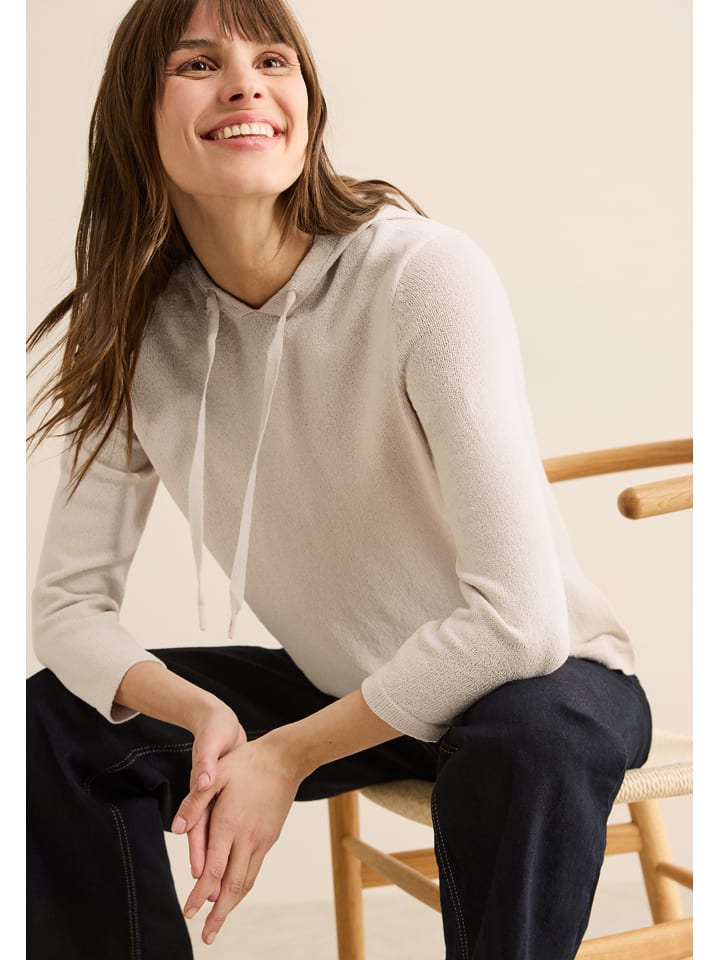 Cecil Hoodie in Beige günstig kaufen
