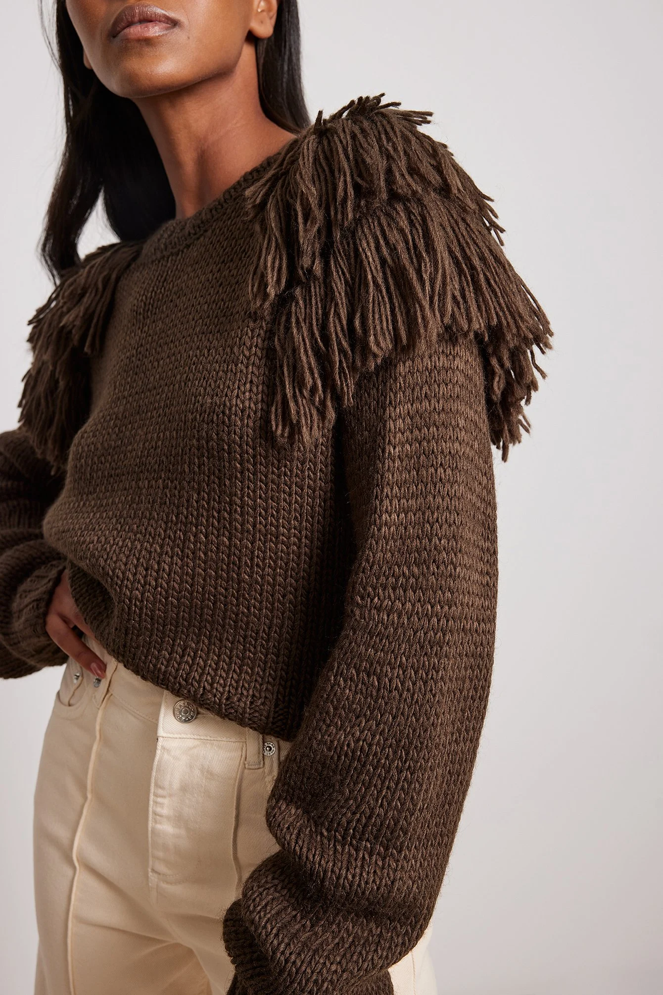 Strickpullover mit Details