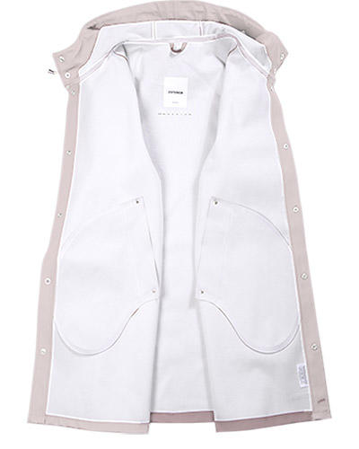 STUTTERHEIM, Regenmantel, PVC wasserdicht, beige