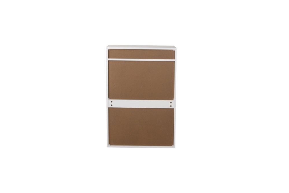 Happy Home Happy Home Mülleimerschrank mit Schublade & 4 Abfalleimer weiß