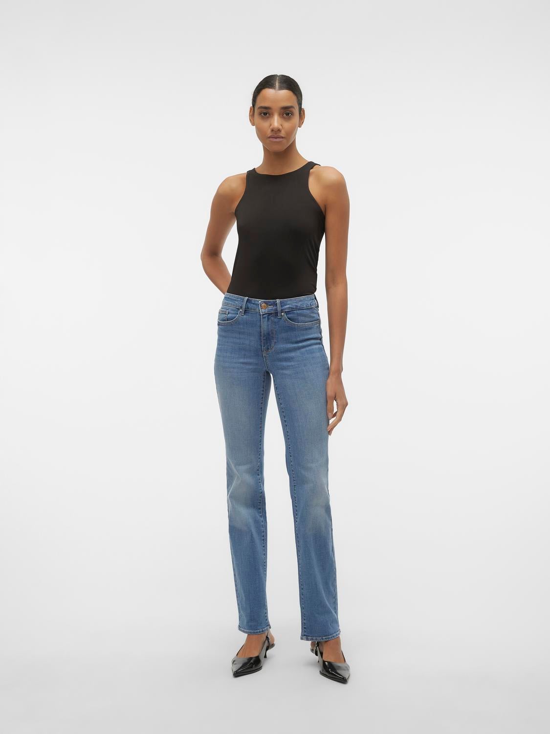VMFLASH Mid Rise Gerade geschnitten Jeans