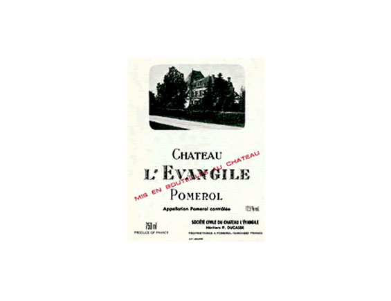 Château L'Evangile Rouge 2001 Bordeaux Pomerol