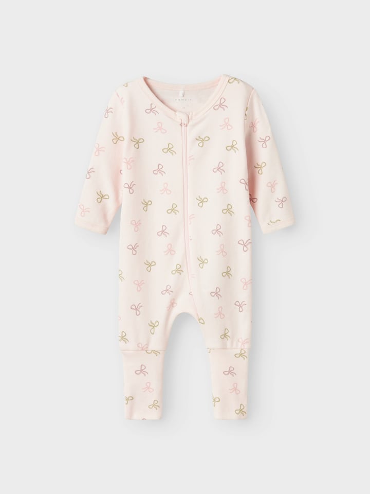 name it 2er Pack Schlafstrampler NBFNIGHTSUIT PINK BOW in barely pink günstig kaufen
