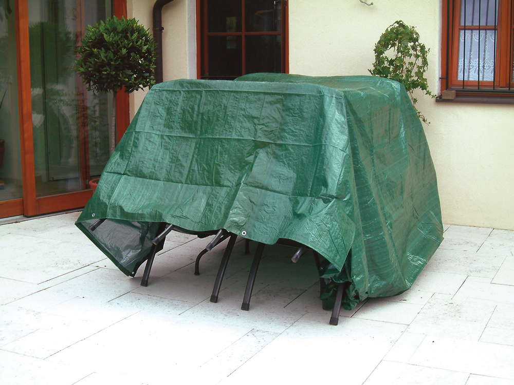 Powertec Garden HC Garten & Freizeit ultrastarke Abdeckplane mit Randverstärkung 2 x 3 m