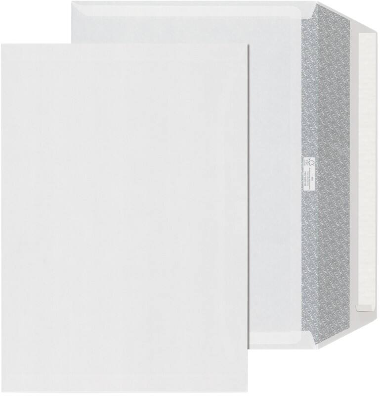 ÖKI Classic Briefumschläge Ohne Fenster C4 324 (B) x 229 (H) mm Zugband Weiß 100 g/m² 250 Stück
