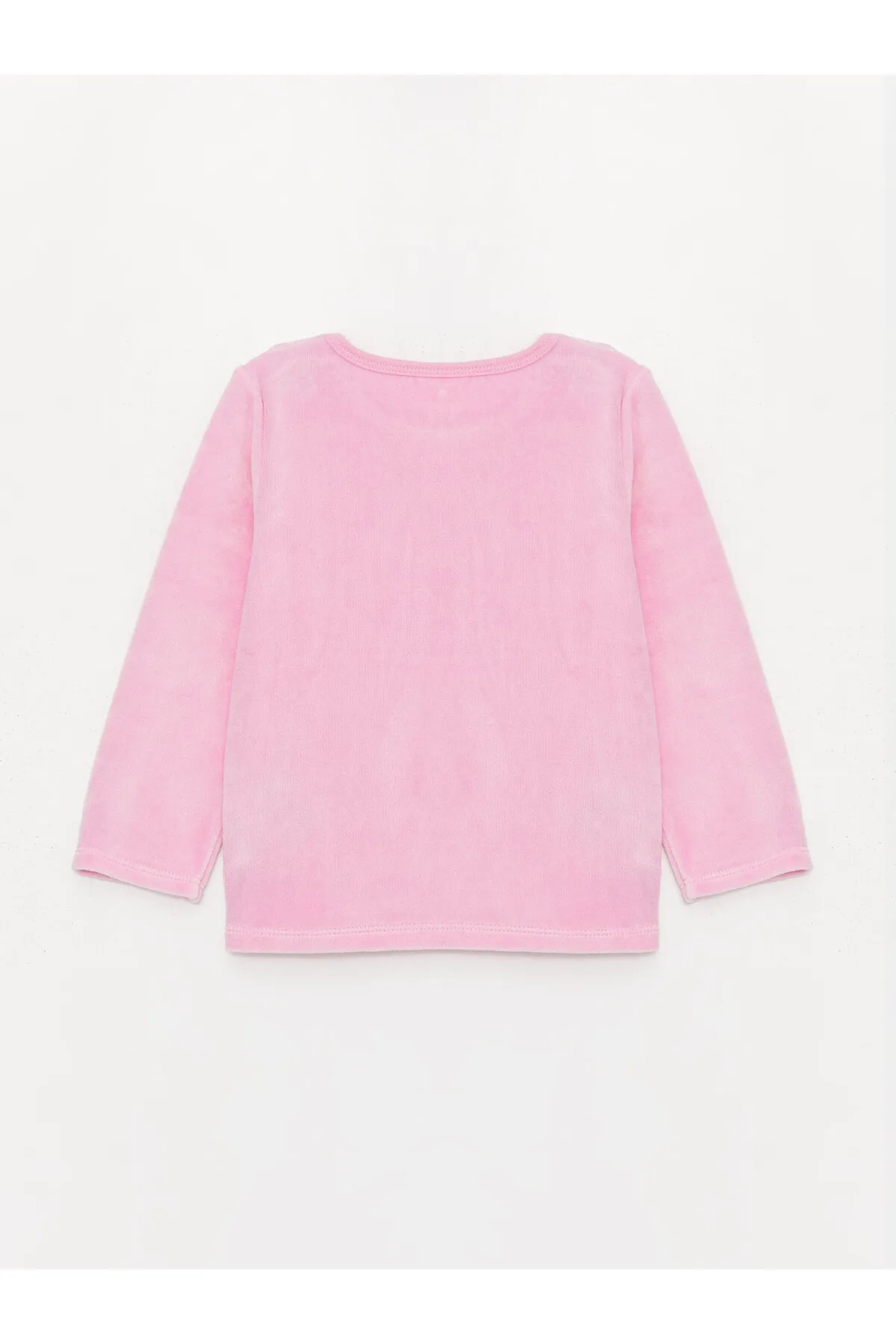 LC Waikiki  Langarm-Pyjama-Set für Babys mit Rundhalsausschnitt und Gänseblümchen-Enten-Aufdruck