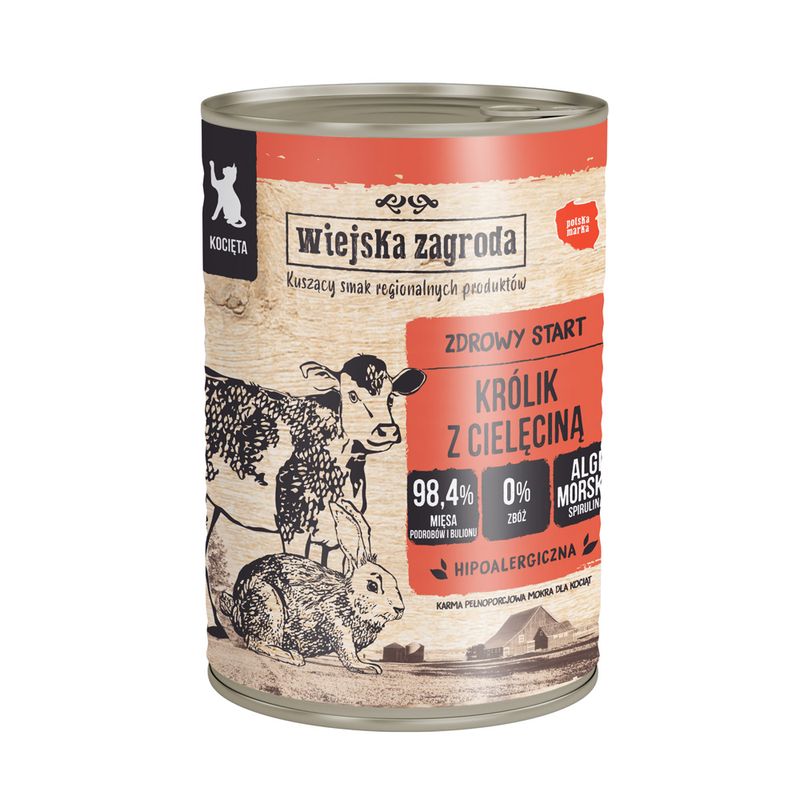 Wiejska Zagroda Cat 12 x 400 g zu TOP-Preisen