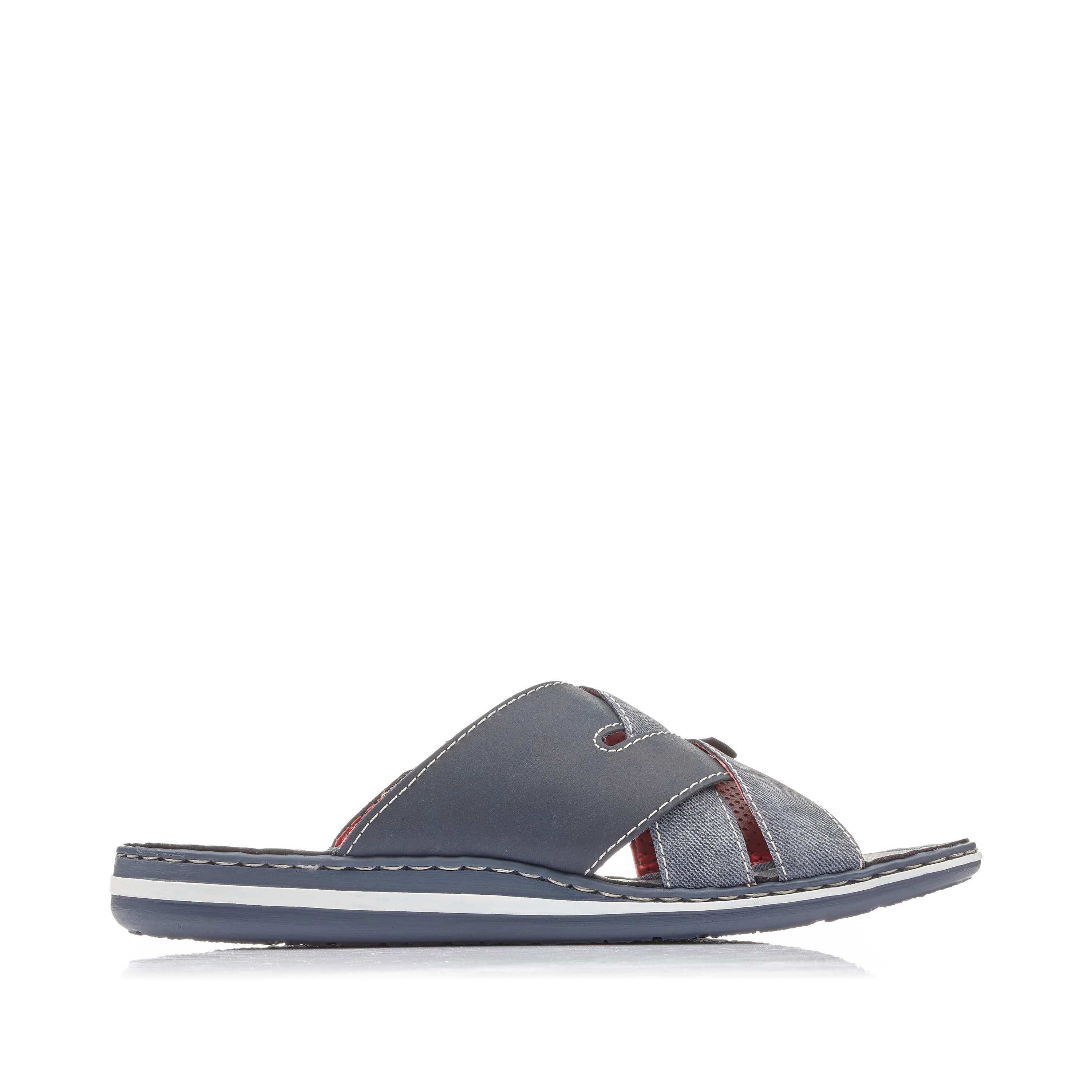 Rieker Herren Pantoletten marineblau