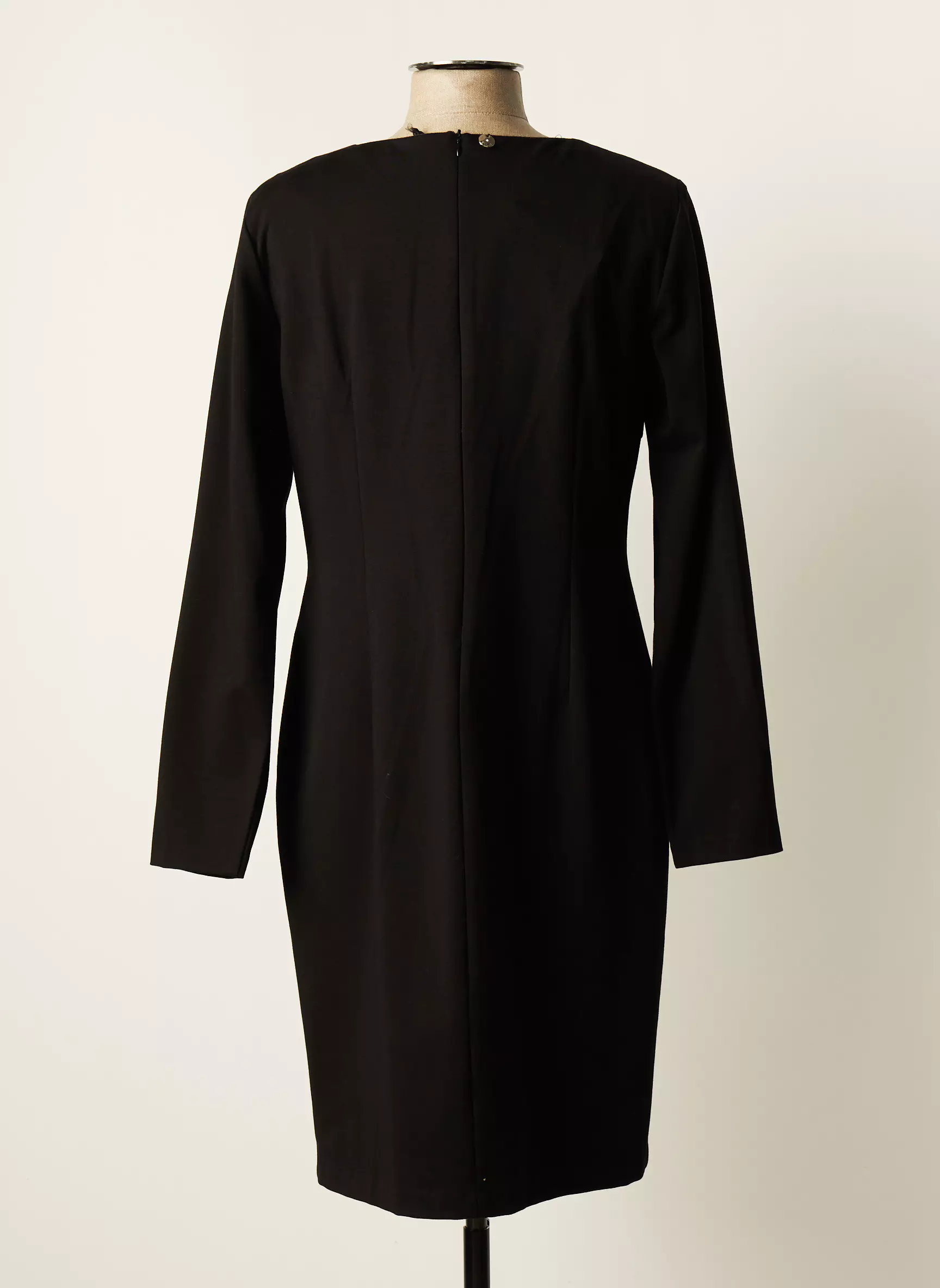 Ellei Robes Mi Longues Femme couleur noir