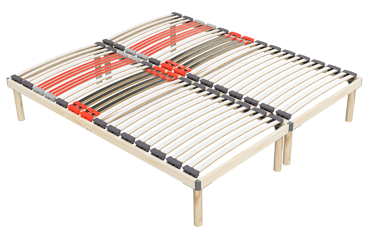 Coemo Hochwertiges Bettgestell mit Lattenrost DORADO 80 x 200 cm Massivholz Buche
