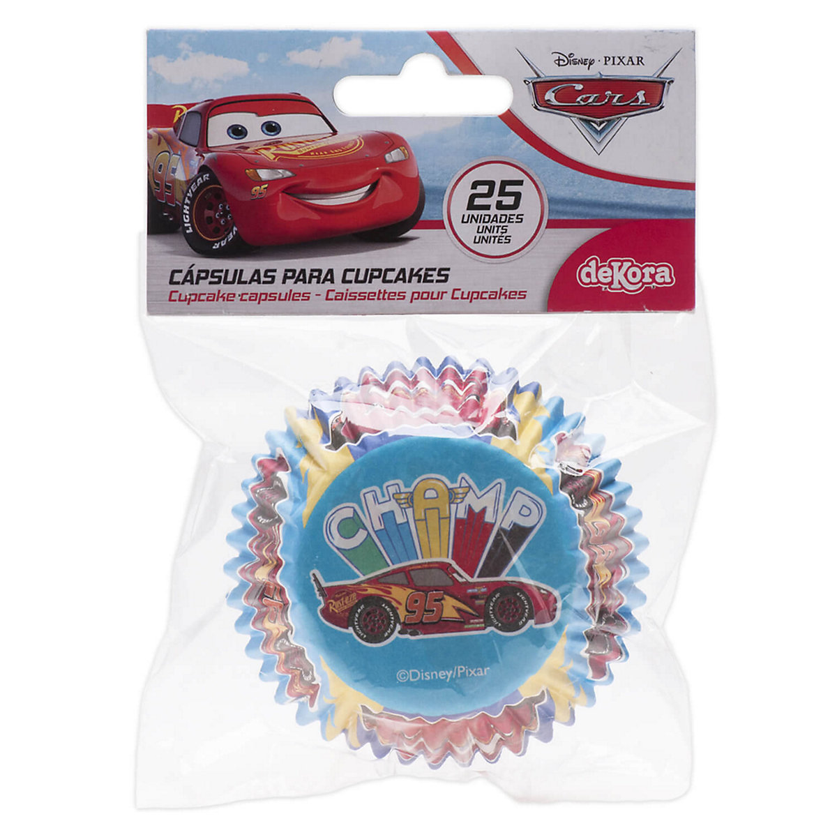 Muffinschalen Cars für Muffins und Cupcakes, 5cm Durchmesser, 25 Stück