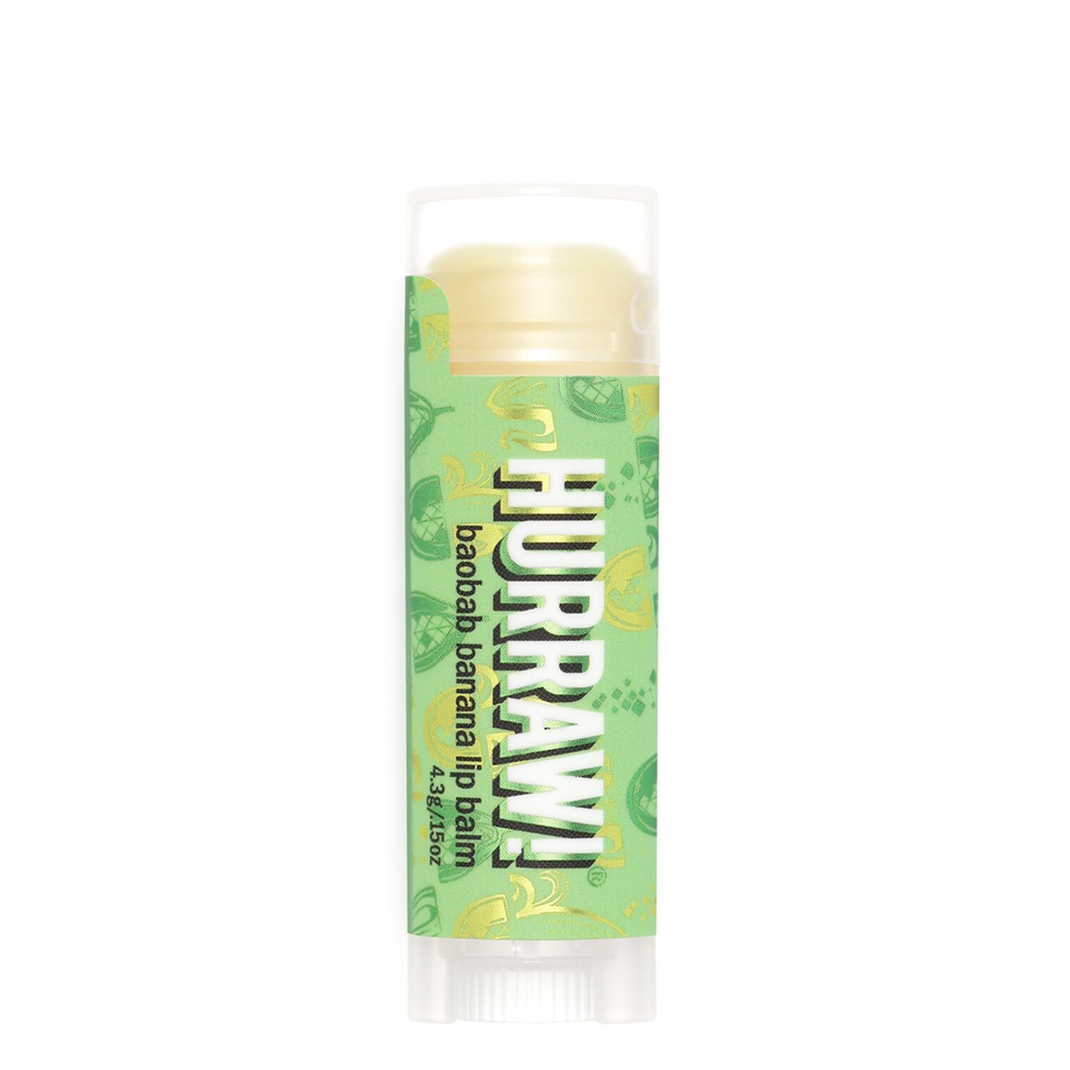 Hurraw Baume à Lèvres Baobab Banane 4,8g