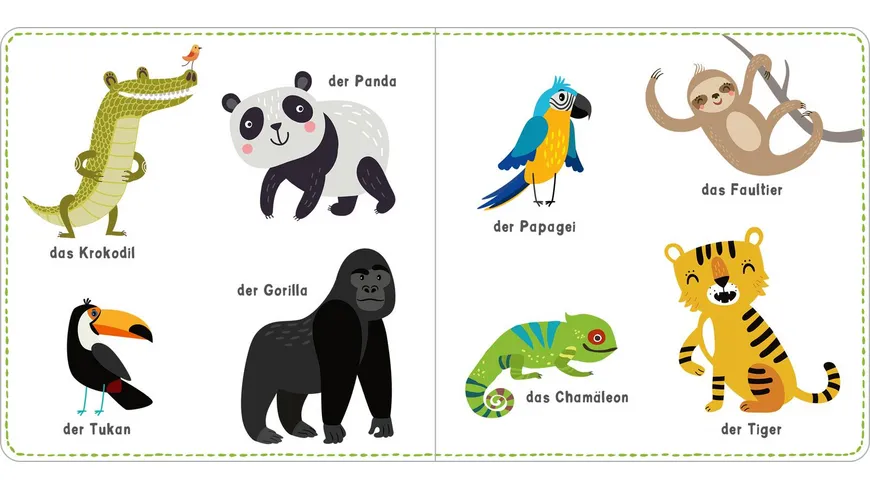 Mein kunterbuntes Wörterbuch – Tiere