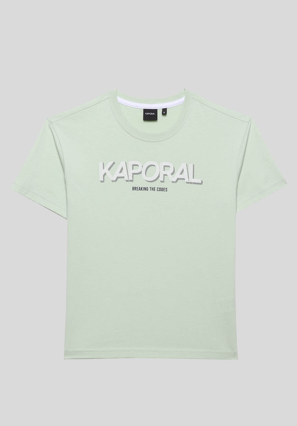 OWAN   T-shirt vert Garçon 100% coton