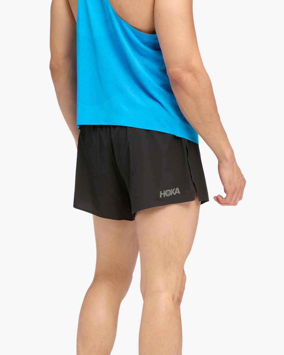 Race Day Split Short Black