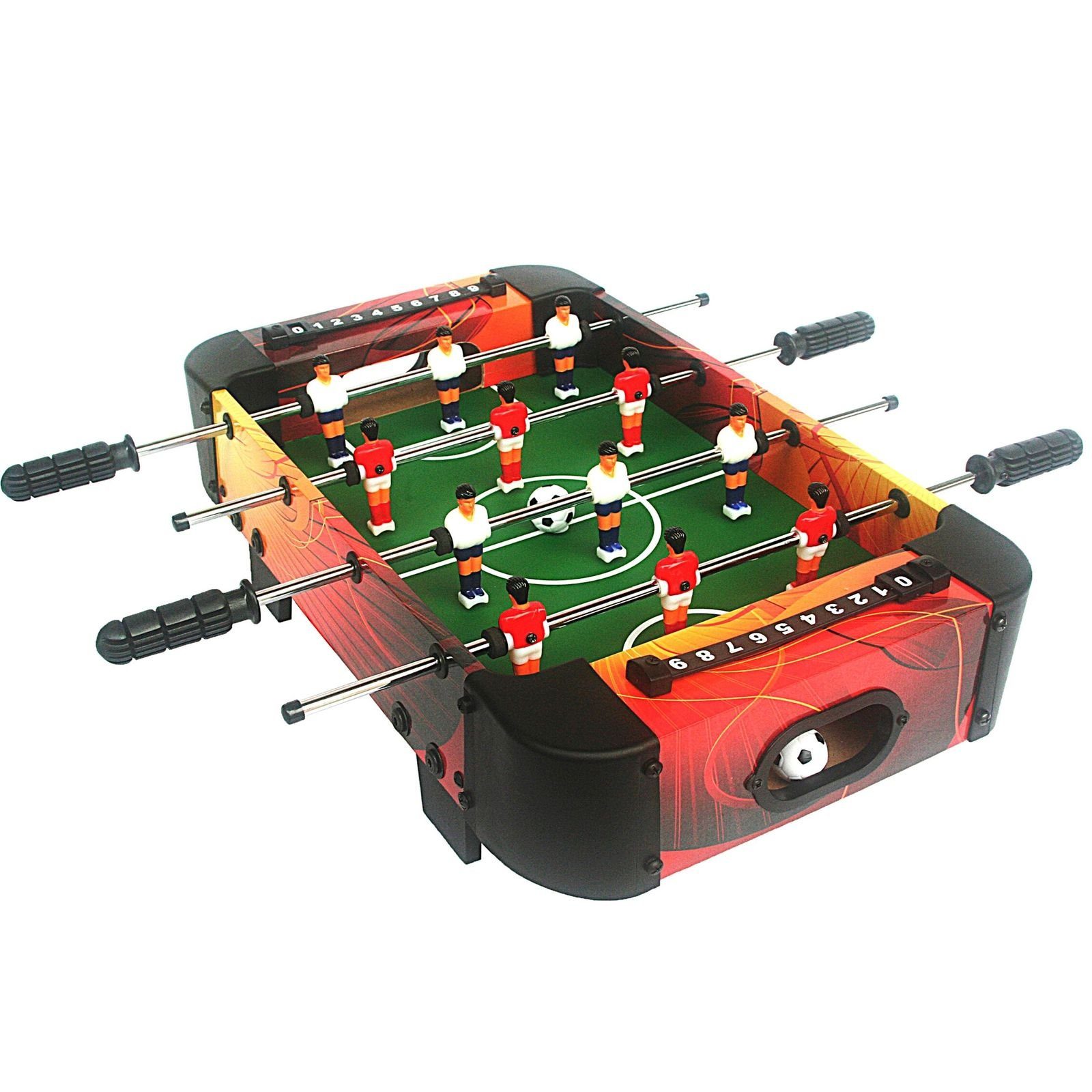 Best Sporting Mini-Tischkicker Mini Tischkicker Kinder Goal in 53 x 31 cm I Kickertisch klein ideal für das Tischfussball Kinder Match, Mini Kicker Tischfussball mit 12 Spielern und 2 Bällen I Mini Football Game
