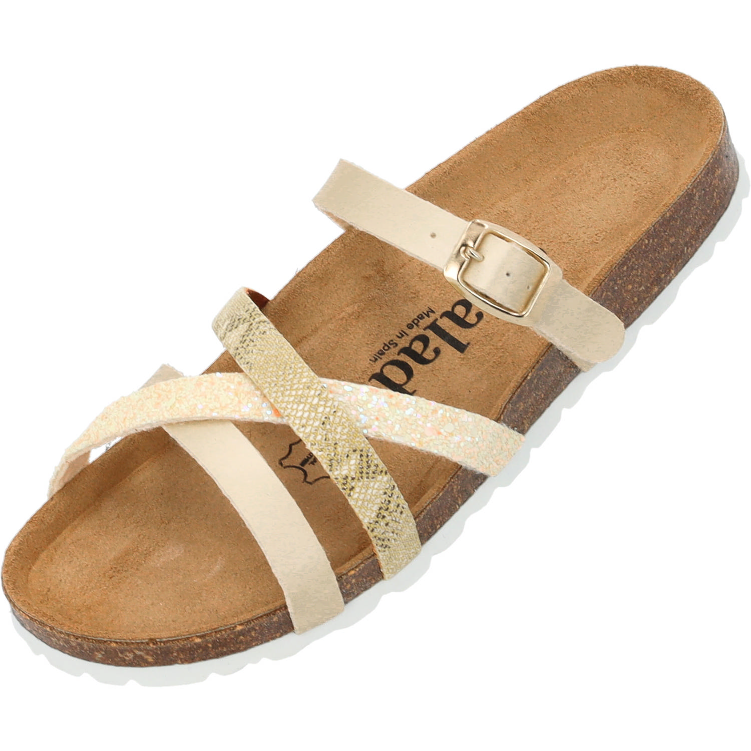 Palado Cruisi, Pantoletten, Damen, Gold Multisparkle