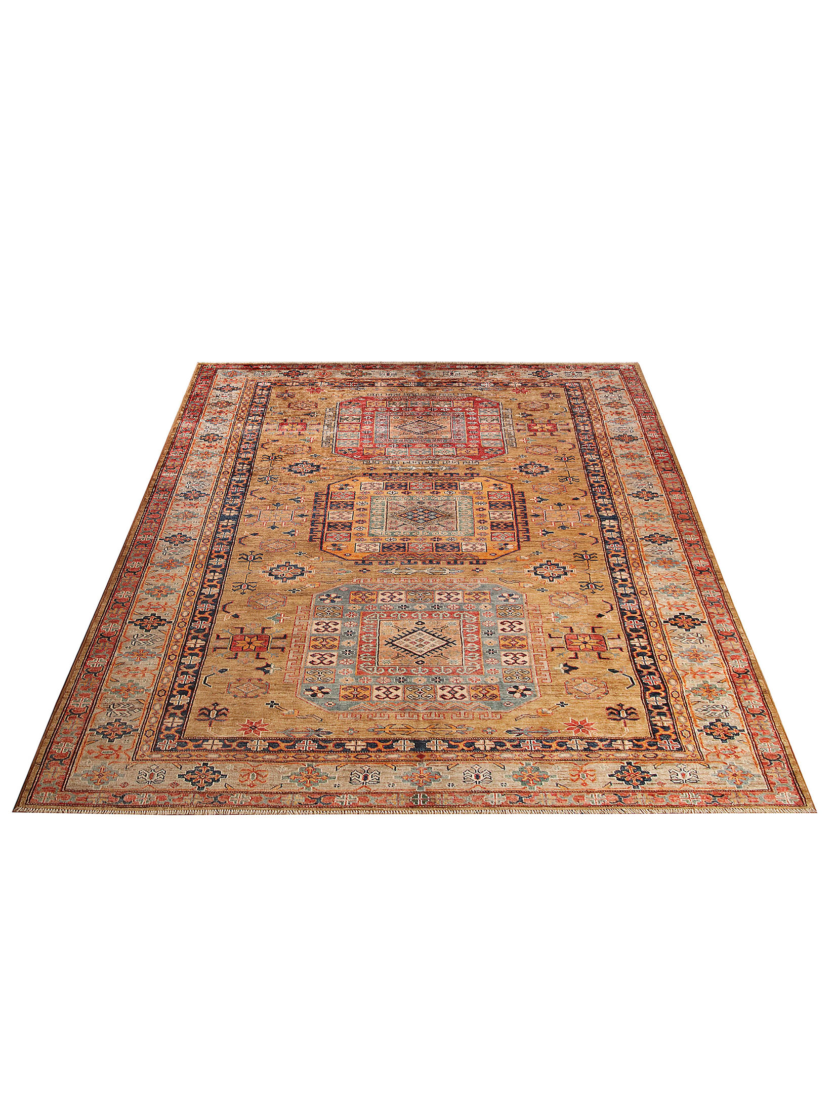 Kazak Ghazni ca. 195 x 299 cm, Unikat / Einzelstück