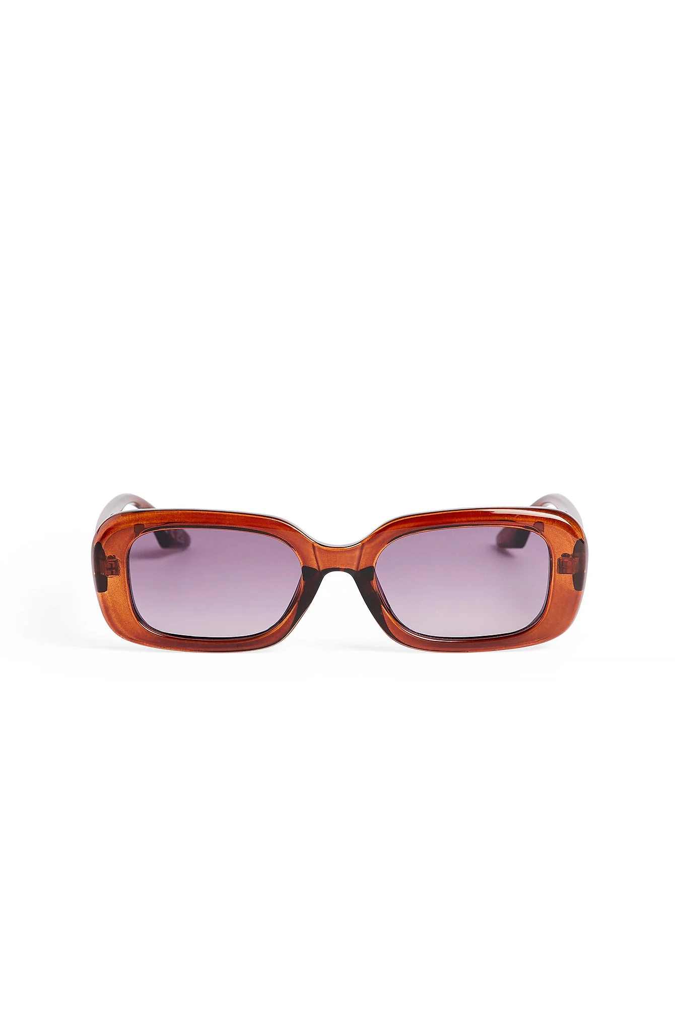 Rectangular Retro Look Sunglasses